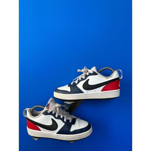 Nike Court Borough Low 2 GS “USA” 2021     DO7446-101 Size 5Y - Picture 1 of 6